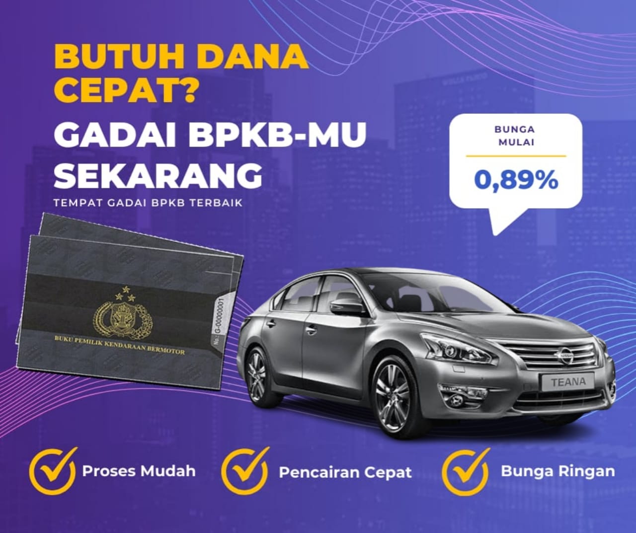 Kredit Jaminan Bpkb Mobil Nissan Teana Dapat Dana Berapa? Seperti Ini Simulasinya
